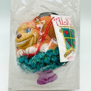 Department 56 Alice in Wonderland Cheshire Cat 1993 Christmas Ornament NIB VTG
